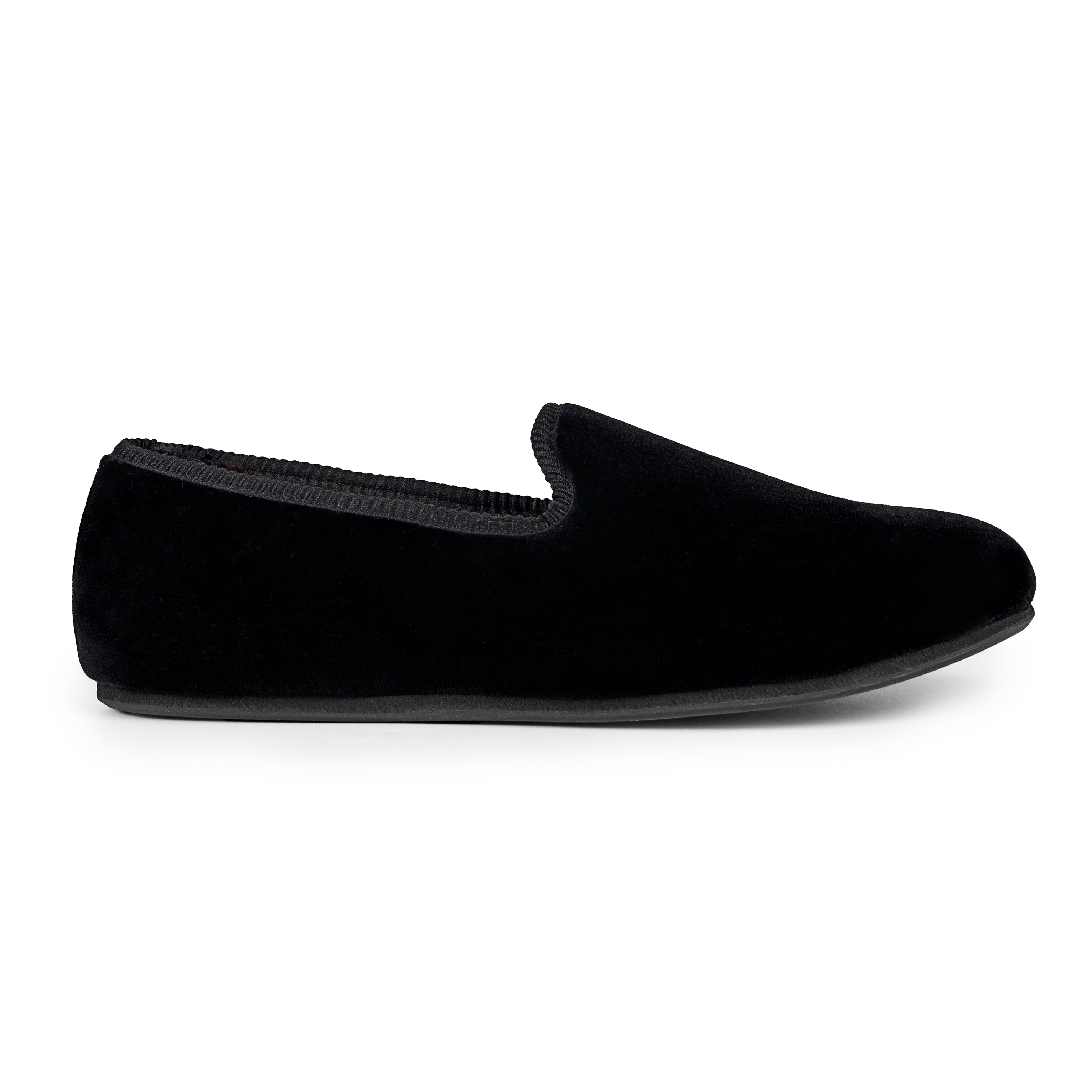 BLACK VELVET TIE Loafer